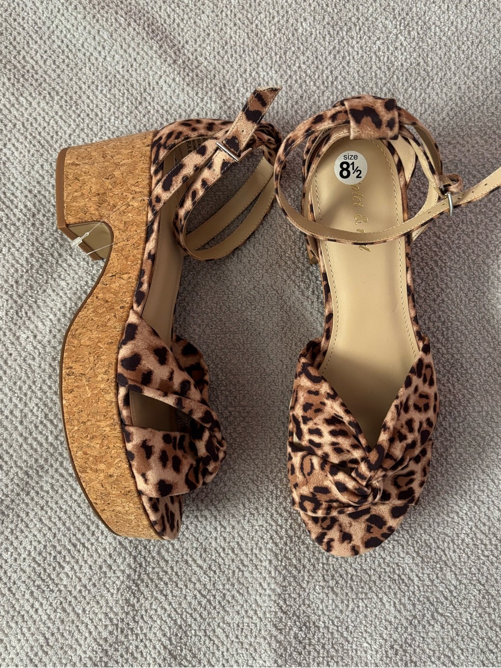 NWOT Violet & Red Women Espadrille Heels Sz 8.5 | Violet & Red Summer Heels -